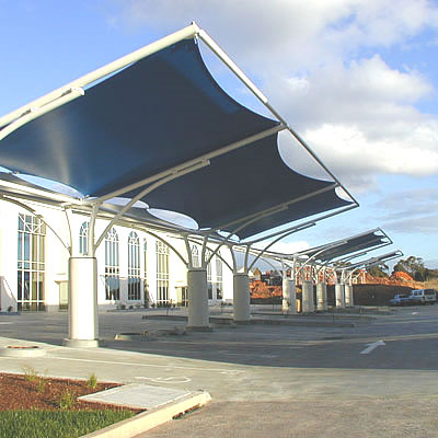 shade structures for parking lots