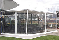 drop blinds for restaurants