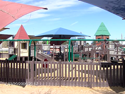 Playground shades :: Shade structures and canopies can be used to cover parts of structures, too.